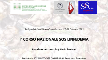 I° Corso nazionale SOS Linfedema