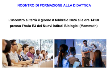 Incontro di formazione alla didattica